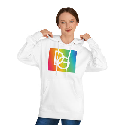 DG - Hoodie: Hooded Sweatshirt with a colorful DG logo