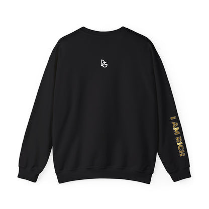 DG - I AM RICH - Sweatshirt: rich on sleeve