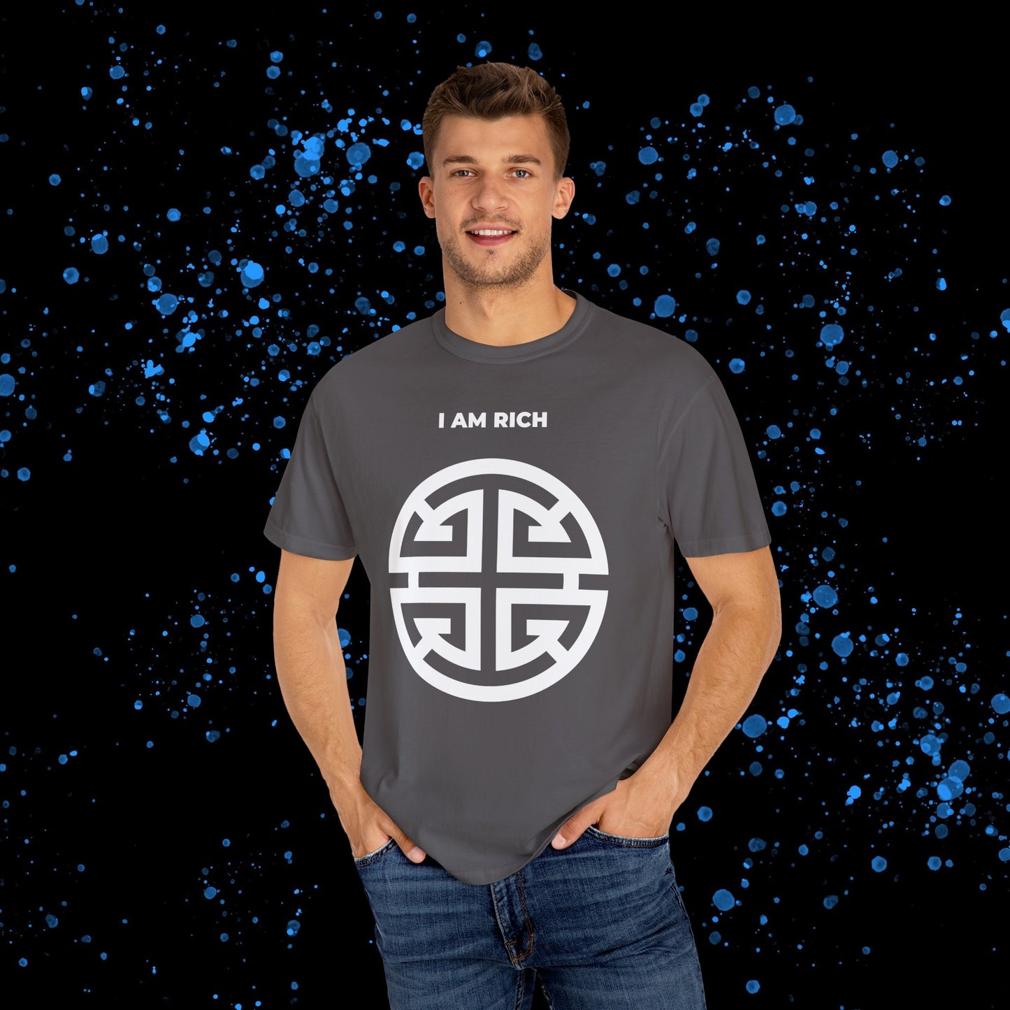 DG - I AM RICH - T-shirt: Symbol of prosperity