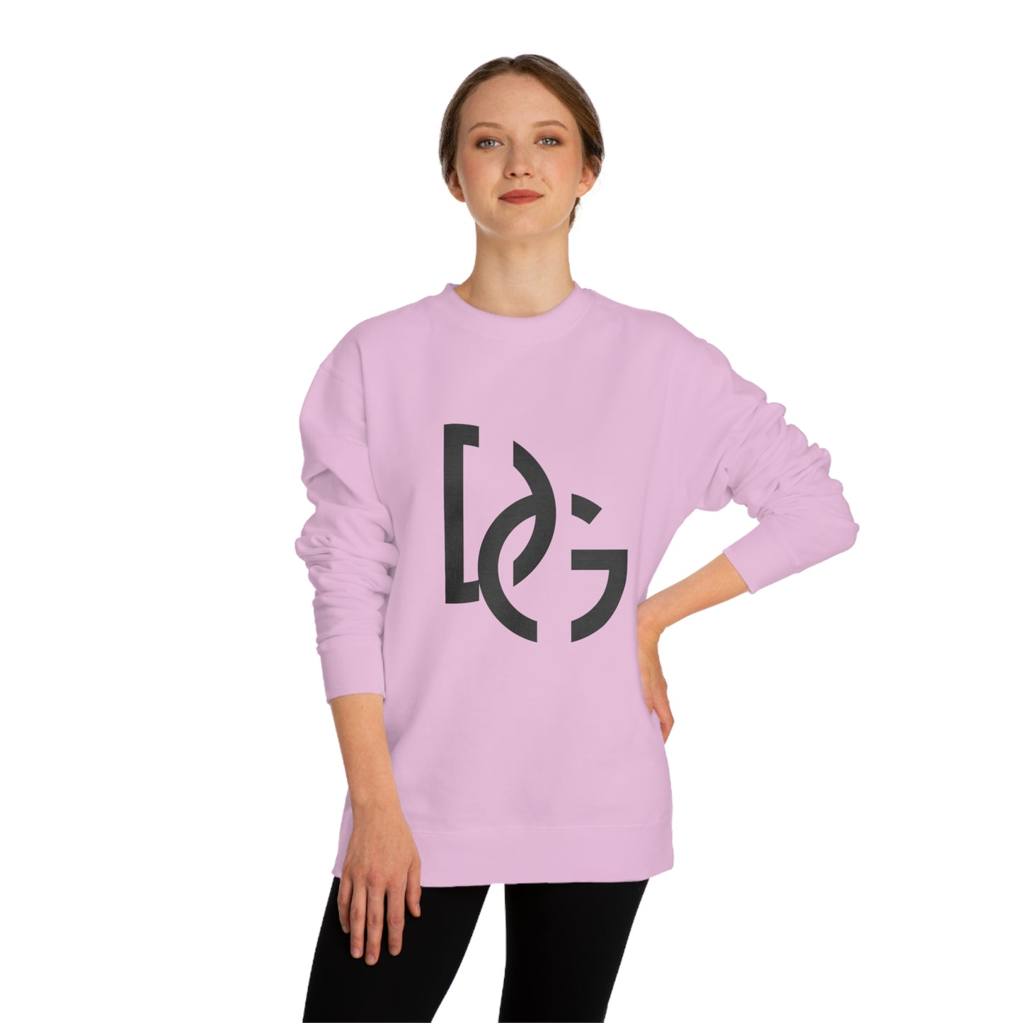 DG - Sweatshirt: Crew Neck Sweatshirt with DG in front