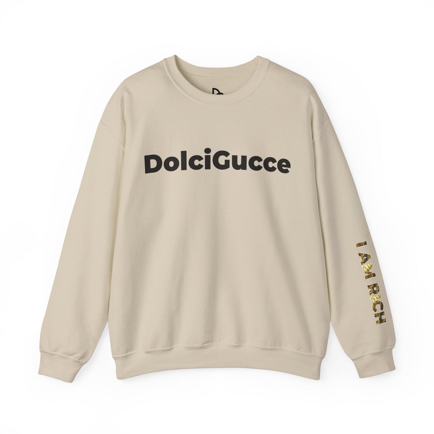 DG - I AM RICH - Sweatshirt: rich on sleeve