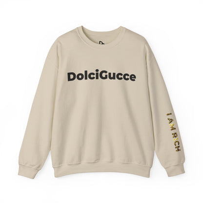 DG - I AM RICH - Sweatshirt: rich on sleeve