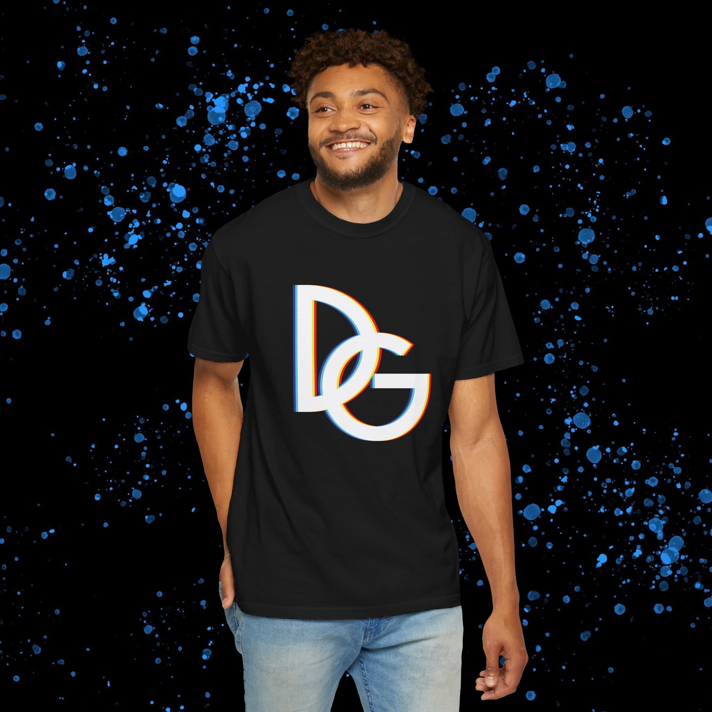 DG - T-shirt: Relaxed fit with color spectrum DG logo in front and DolciGucce writing on the back