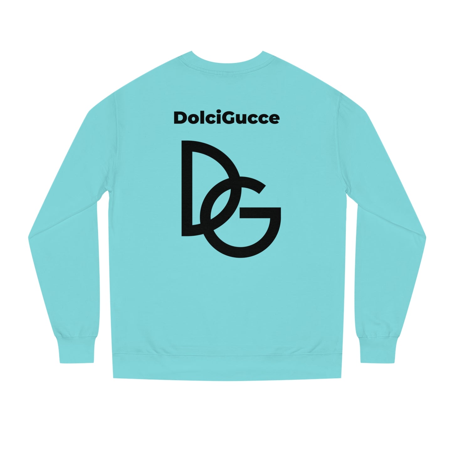 DG - Sweatshirt: Unisex Crew Neck Sweatshirt with DG in front