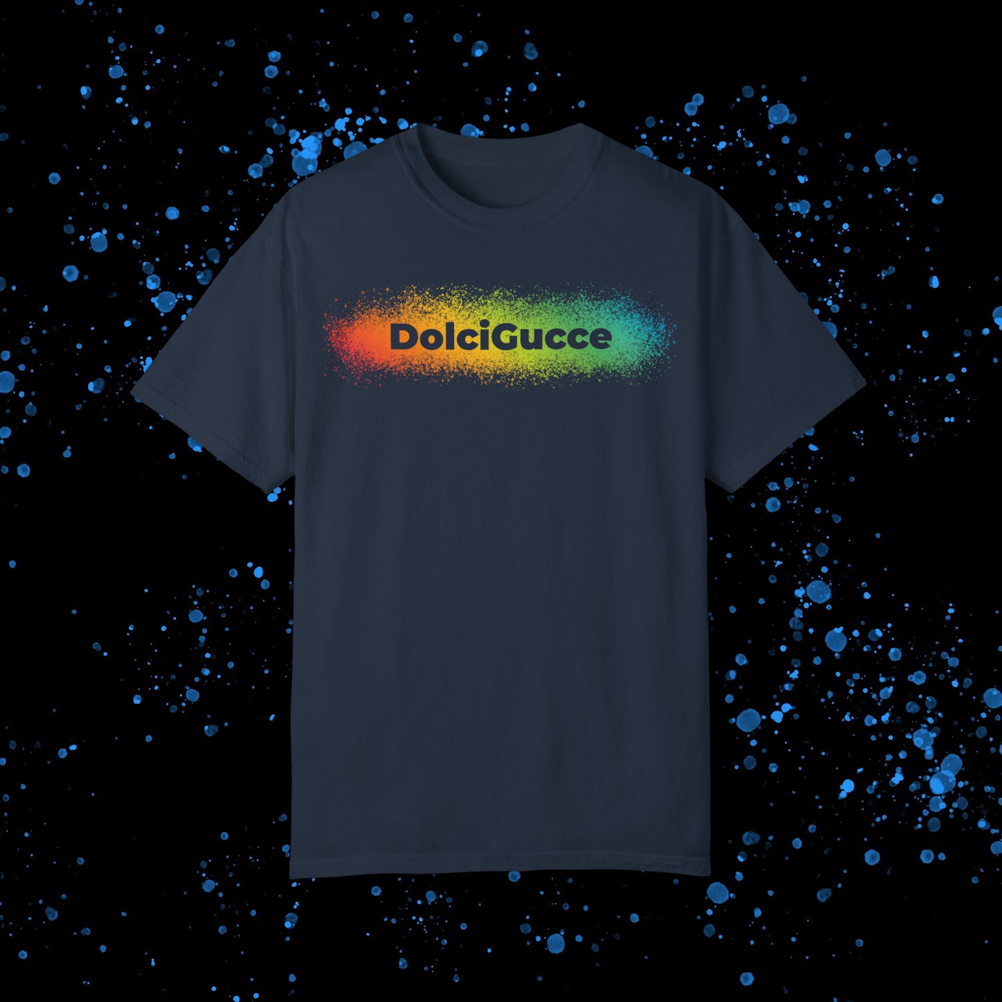 DG - T-shirt: Relaxed fit with rainbow splash