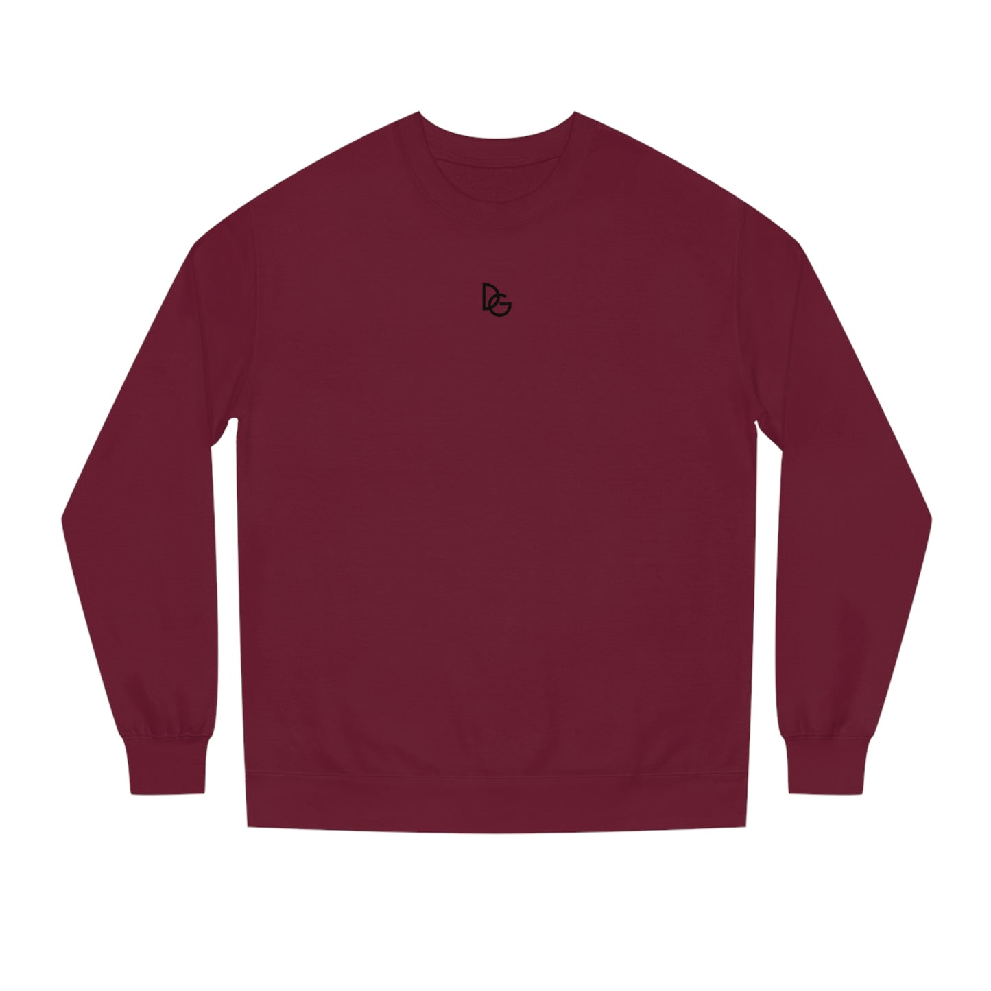 DG - Sweatshirt: Unisex Crew Neck Sweatshirt with DG in front