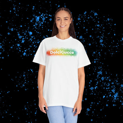 DG - T-shirt: Relaxed fit with rainbow splash