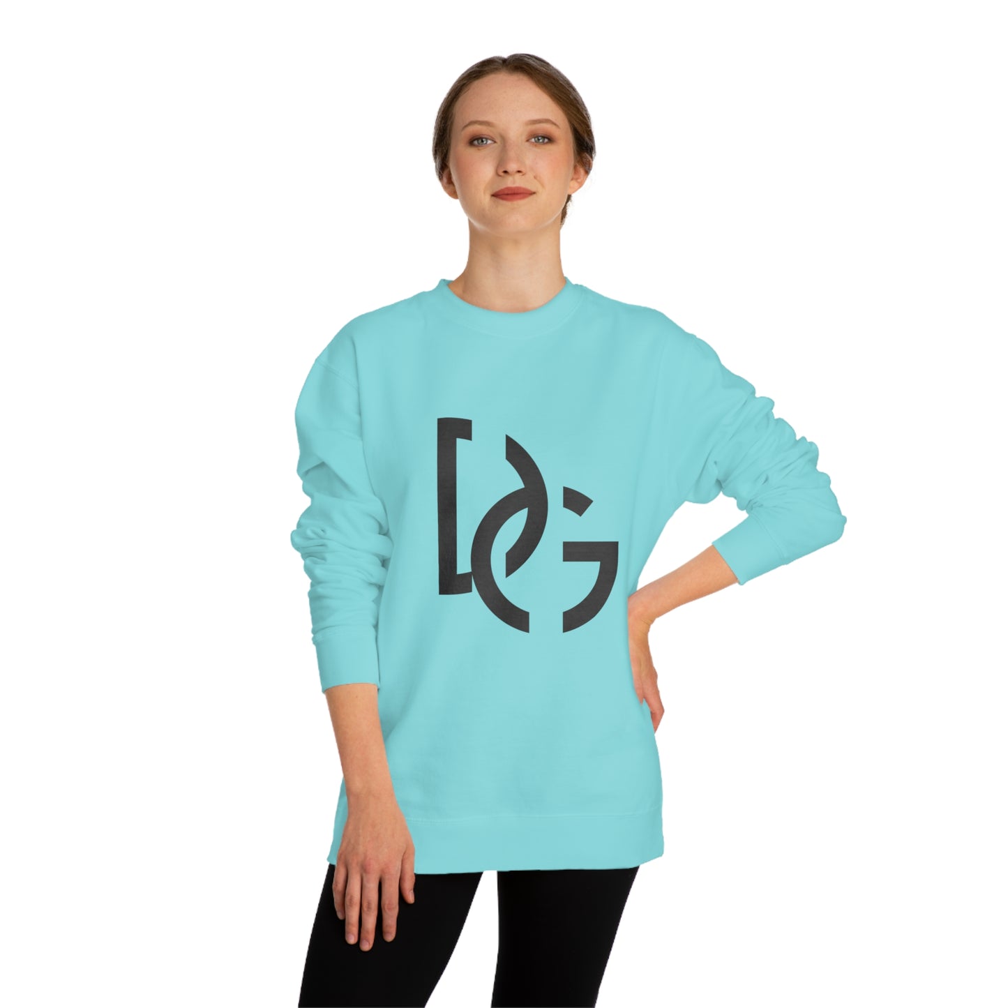 DG - Sweatshirt: Crew Neck Sweatshirt with DG in front