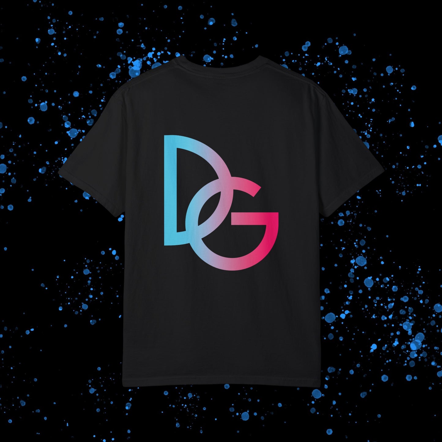 DG - T-shirt: Relaxed fit with DolciGucce blue pink gradient box