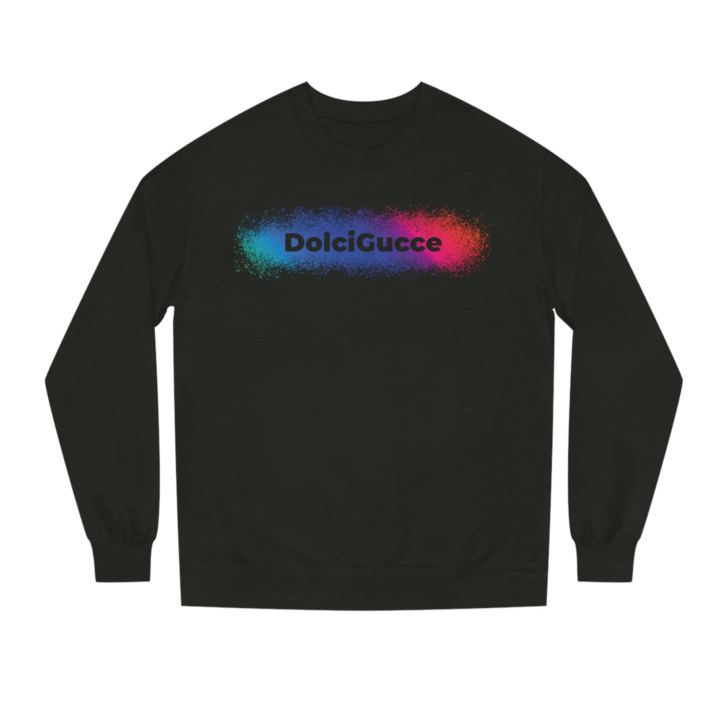 DG - Sweatshirt: Unisex Crew Neck Sweatshirt with red blue splash