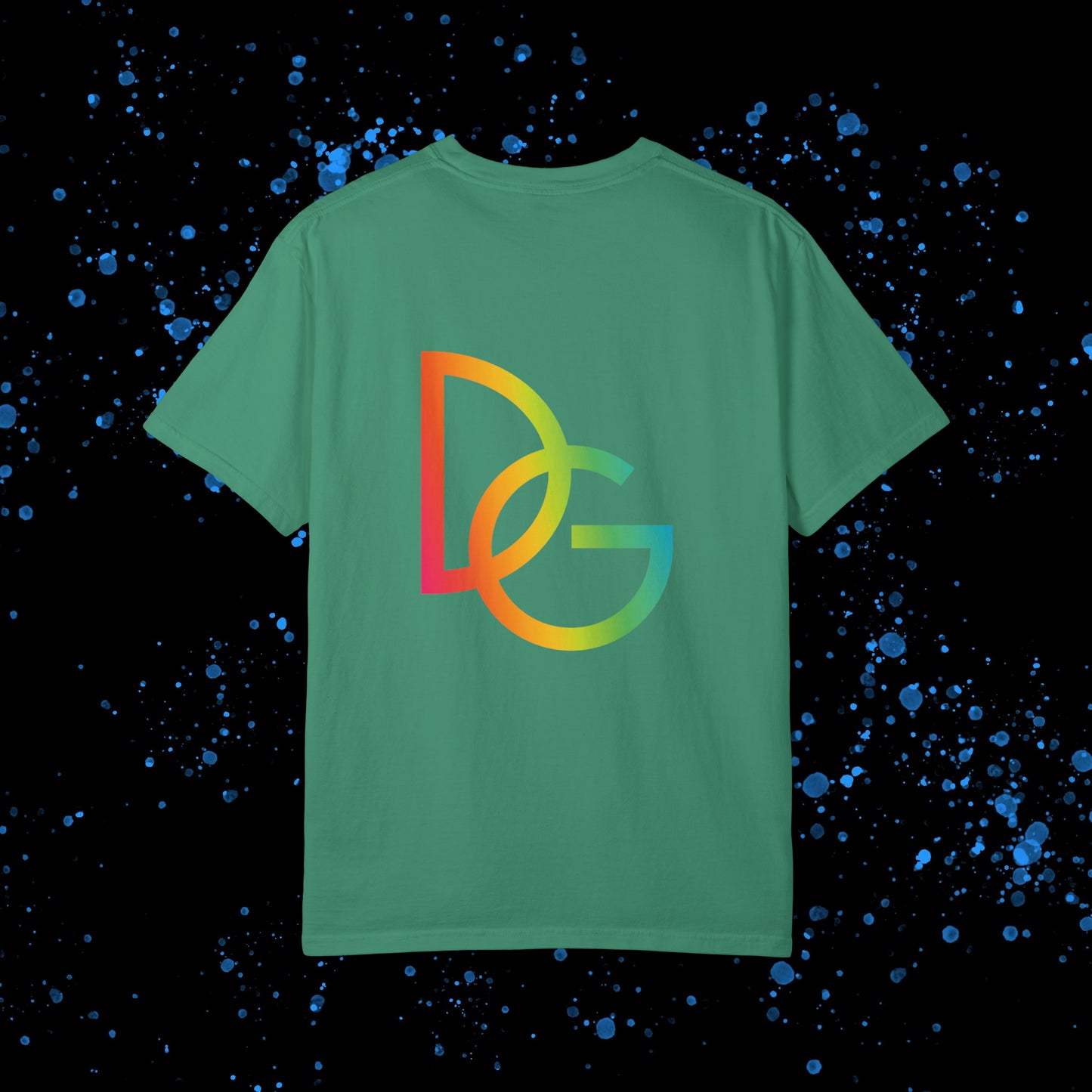 DG - T-shirt: Relaxed fit with rainbow splash