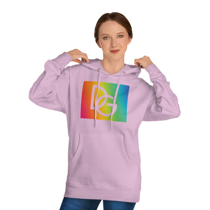 DG - Hoodie: Hooded Sweatshirt with a colorful DG logo