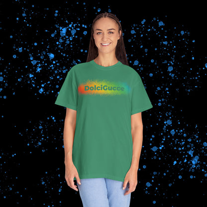 DG - T-shirt: Relaxed fit with rainbow splash