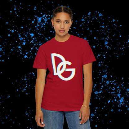 DG - T-shirt: Relaxed fit with color spectrum DG logo in front and DolciGucce writing on the back