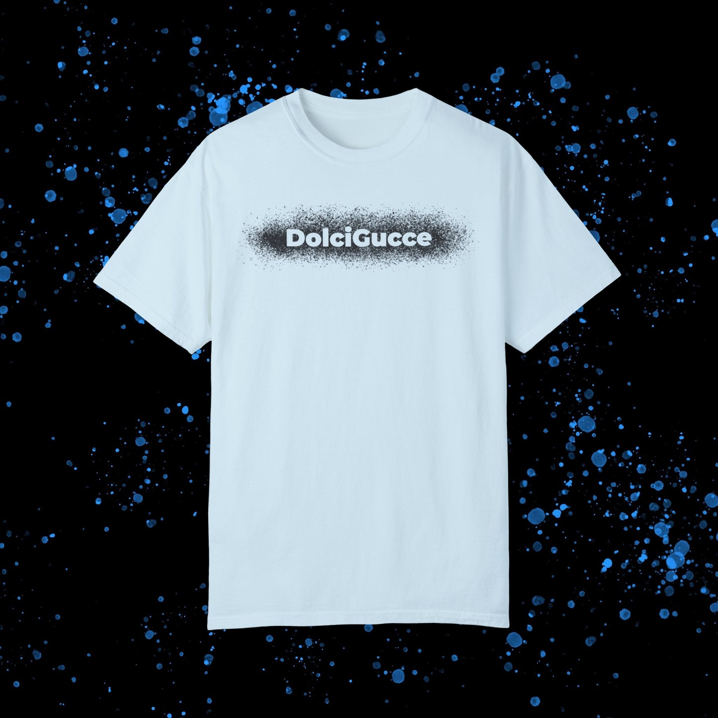 DG - T-shirt: Relaxed fit with DolceiGucce splash on the front and DG logo on the back