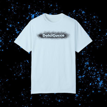 DG - T-shirt: Relaxed fit with DolceiGucce splash on the front and DG logo on the back