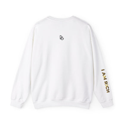 DG - I AM RICH - Sweatshirt: rich on sleeve