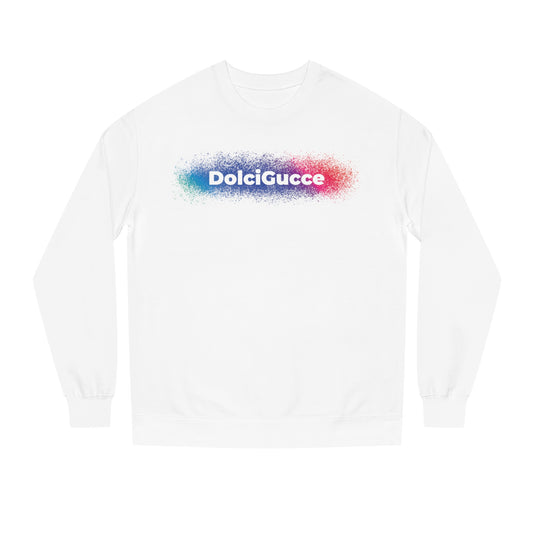 DG - Sweatshirt: Unisex Crew Neck Sweatshirt with red blue splash