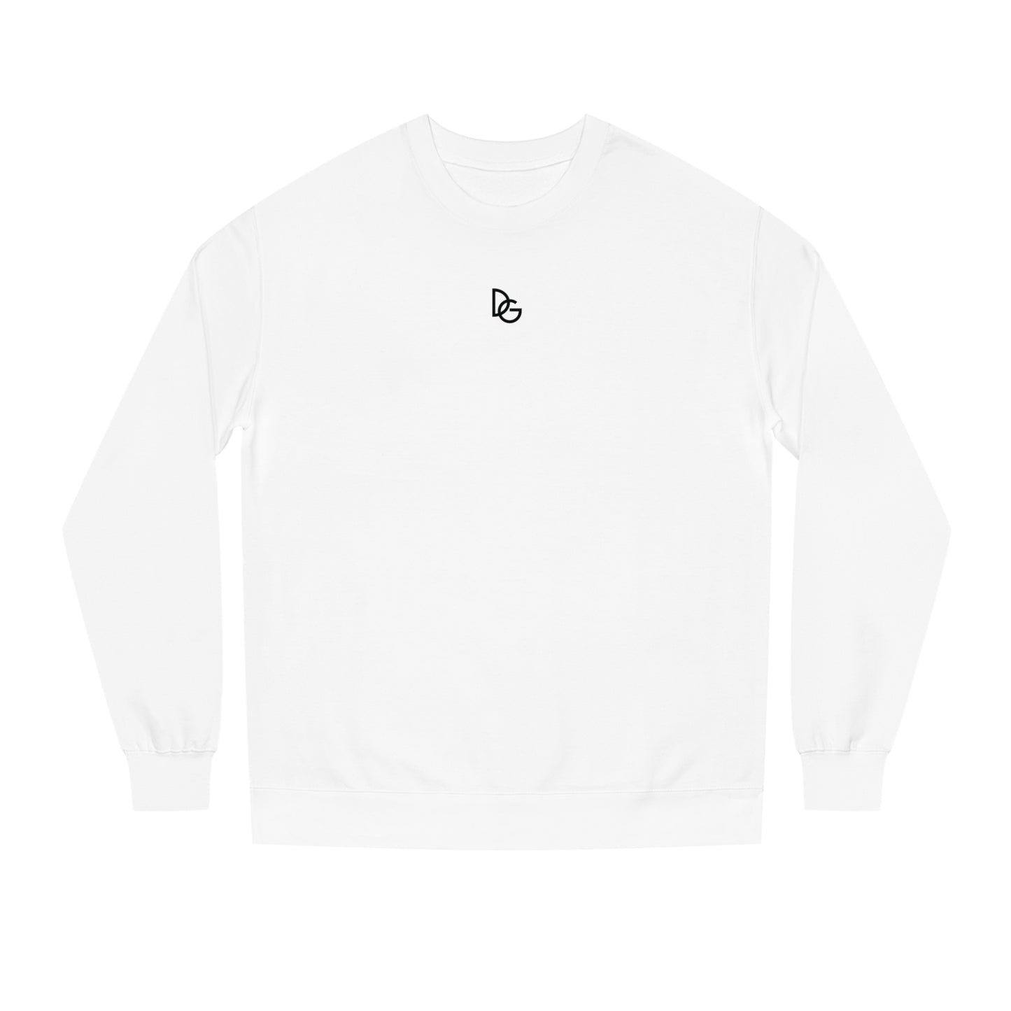 DG - Sweatshirt: Unisex Crew Neck Sweatshirt with DG in front