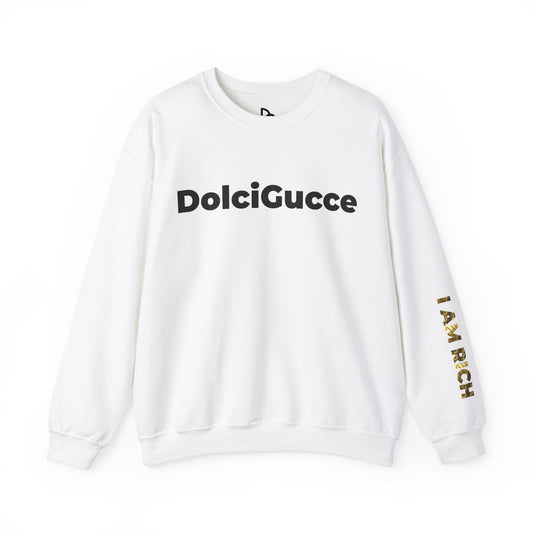 DG - I AM RICH - Sweatshirt: rich on sleeve